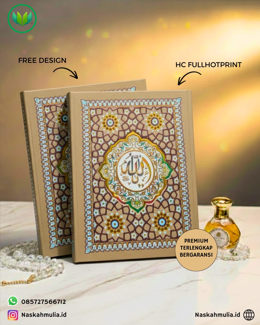 Yasin Hardcover Bludru & Hc Full Hotprint 1